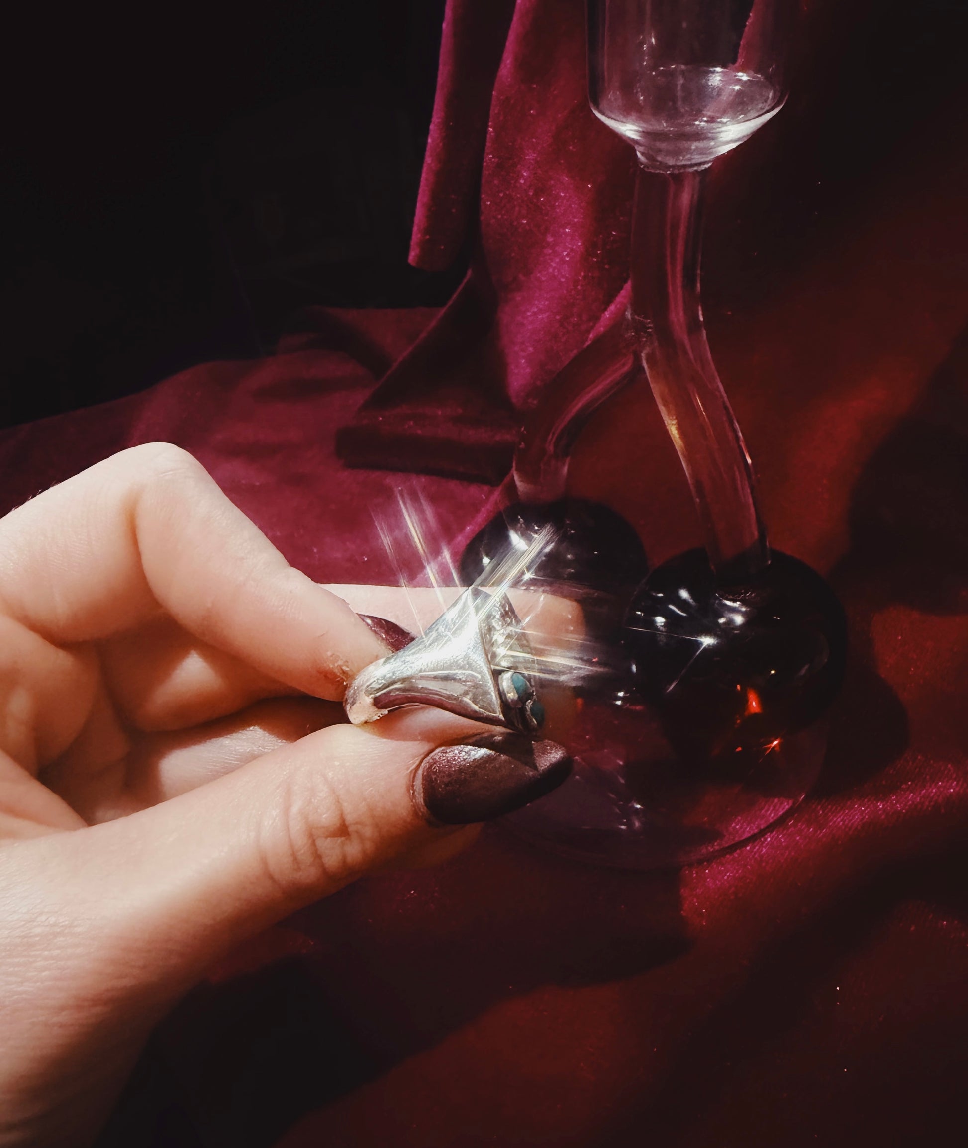 Ch-Ch-Ch Cherry Bomb Signet Ring