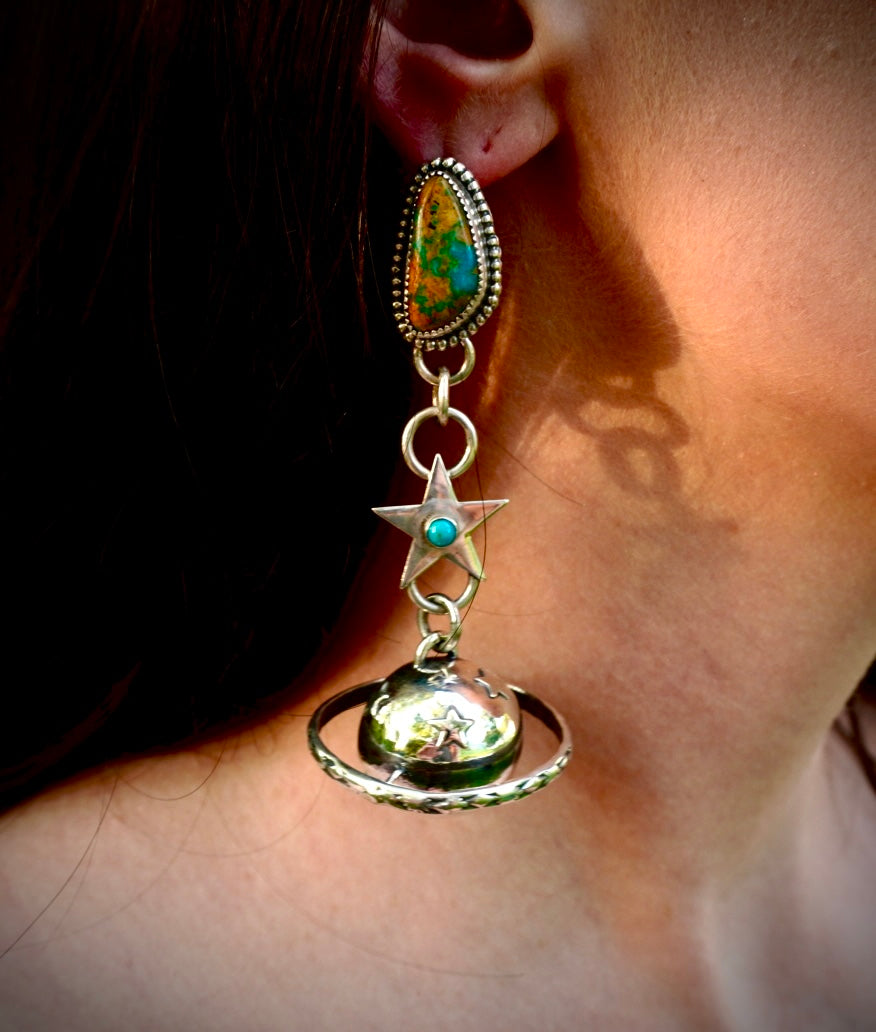 Saturn Called, They Say Hi Earrings