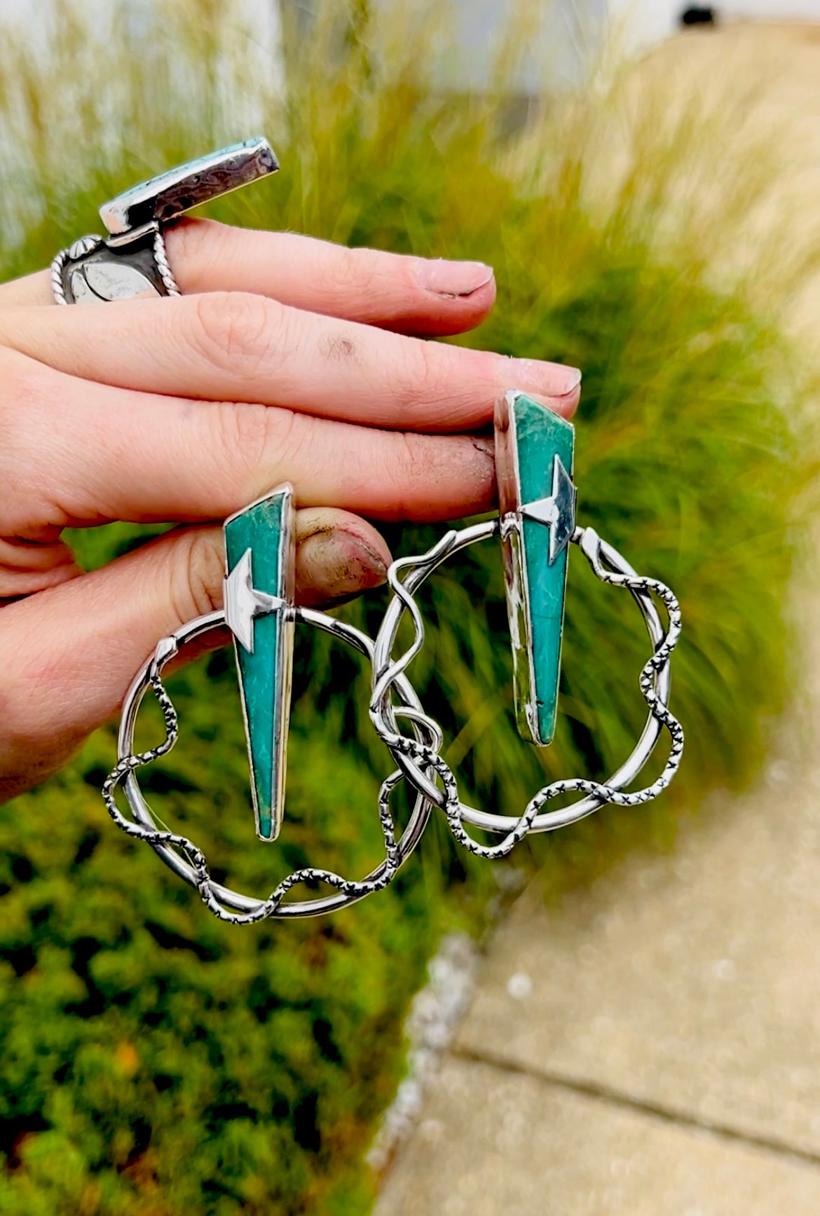Scorpio Star Hoops
