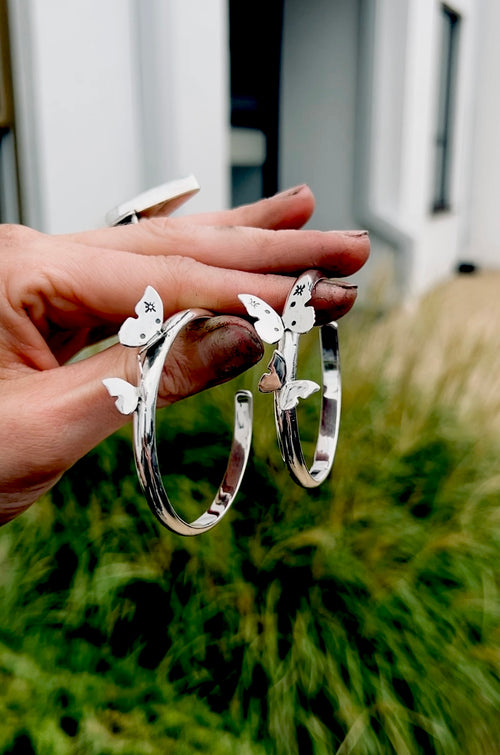 Butterfly Kiss Hoops