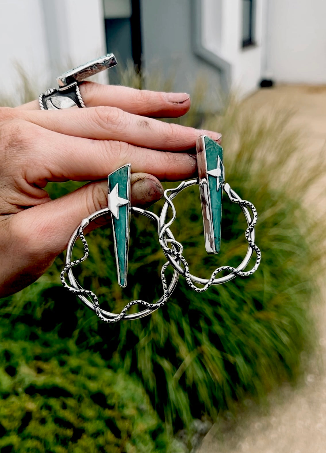 Scorpio Star Hoops