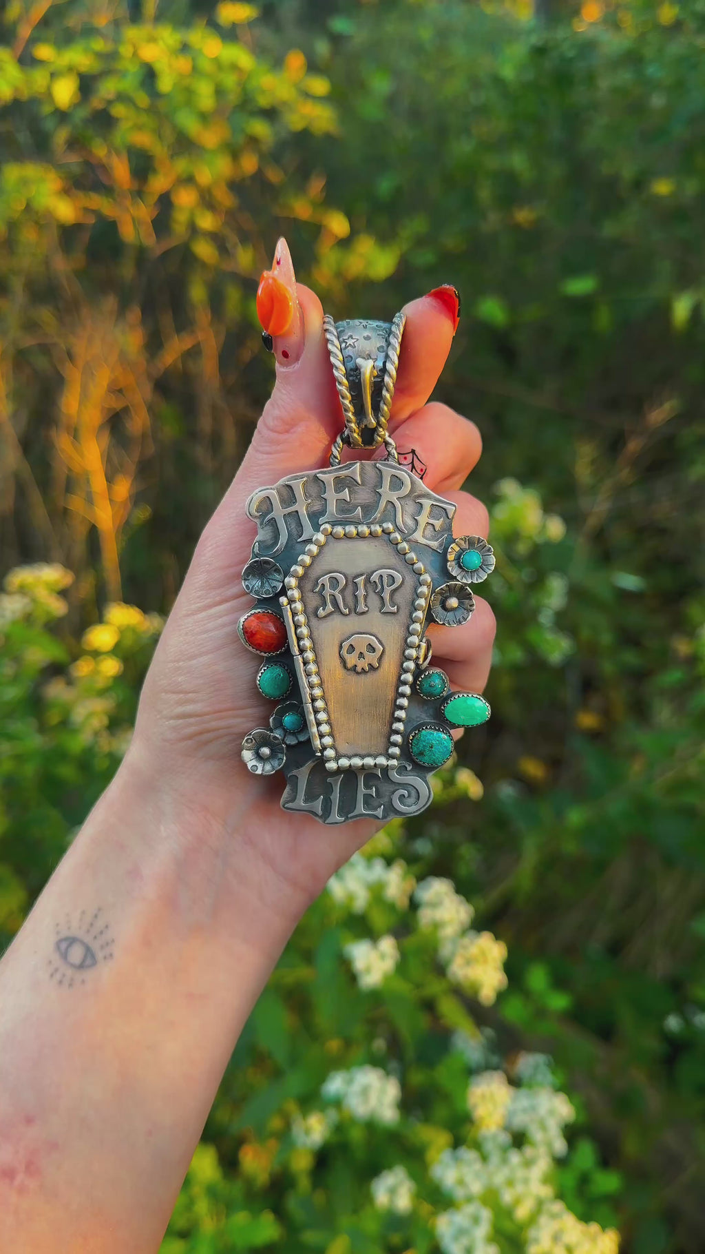 Rest In Turquoise Pendant